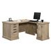 The Twillery Co.® Palou 71.12" Desk Wood in Black/Brown | 29.75" H x 64.5" W x 59" D | Wayfair 317604AEBBCA4657A0F75A44462322BE