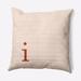 Latitude Run® Polyfill Indoor/Outdoor Square Throw Cushion Polyester/Polyfill blend in Orange | 20 H x 20 W x 7 D in | Wayfair