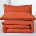 Latitude Run® Khai Microfiber Tassel Breathable Soft Lightweight Comforter Set Microfiber in Orange | Queen | Wayfair