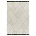 Black;cream Rectangle 2'2" x 3'9" Area Rug - Latitude Run® Machine Woven Polyester Area Rug in Cream 45.28 x 26.22 W in black/whitePolyester | Wayfair