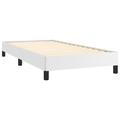 Latitude Run® Bed Frame Black 76"X79.9" King Faux Leather Wood in White | Twin | Wayfair C5C229AD81DC4442B74B329AC7F90410