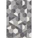 Gray 130 x 96 x 0.25 in Indoor/Outdoor Area Rug - Corrigan Studio® Imogene Geometric Indoor/Outdoor Area Rug | 130 H x 96 W x 0.25 D in | Wayfair