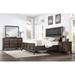 Winston Porter Keeron Wood 4-Piece Bedroom Set Upholstered in Brown | 67 H x 81.63 W x 86.88 D in | Wayfair BA769706142245E0BEFF328ED55385AB