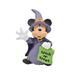 Back Yard Glory Disney Minnie Mouse Trick or Treat Garden Statue Resin/Plastic/ in Green/Indigo/White | 7 H x 4.75 W x 3 D in | Wayfair 06-510-32