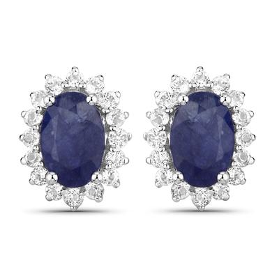 Rafaela Donata Ohrringe Sterling Silber Smaragd in Blue Damen Image