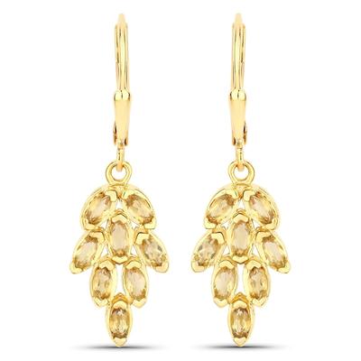 Rafaela Donata Ohrringe Sterling Silber Amethyst in Gelbgold Gold Damen Image