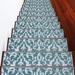 Blue 0.4 x 9 W in Stair Treads - Darby Home Co Kamath Non-Slip Indoor Stair Tread Polyester | 0.4 H x 9 W in | Wayfair