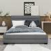 Latitude Run® Queen Upholstered Platform Bed Upholstered, Linen | 42.9 H x 103.4 W x 85.4 D in | Wayfair 2405D2B1CF904F49BF9FA33EDCBCE83C