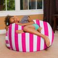 Posh Creations Bean Bag Chair, Big Comfy Bean Bag Chair w/ Removable & Washable Covers For Kids | 22" H x 27" W x 27" D | Wayfair BMD-ST038