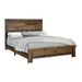 Millwood Pines Andromede Panel Bed in Rustic Pine Wood in Brown | 51 H x 62.65 W x 85.35 D in | Wayfair 27A533D92C054D658B20DF548E394A4D