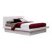 Latitude Run® Chenell Platform Bed in White Wood in Brown/White | 43.75 H x 88.4 W x 88.35 D in | Wayfair C821F9B8B6F94E428444575C4A3EDAF0