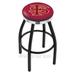 Holland Bar Stool NCAA 30" Swivel Bar Stool Upholstered/Metal in Gray | Wayfair L8B2C30FSU-FS