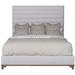 Vanguard Furniture Make It Yours Kelsey King Bed Performance Fabric/Upholstered/Polyester/Cotton in Gray/Blue | Wayfair