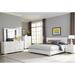 Orren Ellis Arvi Upholstered Standard 6 Piece Bedroom Set Upholstered in Brown/White | 49 H in | Wayfair 086B7650059C4631A308898A3040A2A4