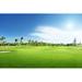 Ebern Designs Golf Course On Canvas by Iakovkalinin Photograph Canvas in Green | 12 H x 18 W x 1.25 D in | Wayfair A2BE92097A2A4B25AE1E74A91BB1F1DE