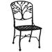 Woodard Heritage Patio Dining Chair Metal in Black | Wayfair 8F0412-92