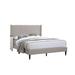 Latitude Run® Queen Upholstered Platform Bed Upholstered in Brown | 48 H x 63 W x 85 D in | Wayfair 550743A5885440B6BFBF2FC2467D1E59