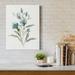 Winston Porter Linen Botanical IV by Carol Robinson - Wrapped Canvas Painting Print Canvas in Blue/Gray | 12" H x 8" W x 1" D | Wayfair