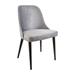 Everly Quinn Velvet Side Chair Dining Chair Upholstered/Velvet in Black/Brown | 33 H x 20 W x 22 D in | Wayfair 34538D5036C34403B664B6419E429C36