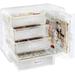 Rebrilliant Acrylic Jewelry Organizer Box | 7.48 H x 9.45 W x 5.39 D in | Wayfair F52324DE3D314E82867F5983DF99623B