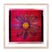 Four Hands Art Studio Vintage Flower Red by Pernille Westh - Picture Frame Print on Paper in Black/Indigo/Red | 24 H x 24 W x 1.5 D in | Wayfair