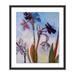 Four Hands Art Studio Paper Lilies Rainbowed by Amy Bautz - Picture Frame Painting Print Paper in Blue/Gray/Green | 24 H x 21 W x 1.5 D in | Wayfair