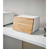 Yamazaki Home Tower Bread Box Metal in Black | 7.28 H x 12.4 W x 9.65 D in | Wayfair 5291
