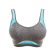 Freya Womens Active Epic Underwired Moulded Crop Top Sports Bra - Grey - Size 34E