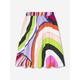 Emilio Pucci Girls Iride Print Skirt In Multicolour Size 14 Yrs