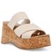 Steve Madden Deo - Womens 6.5 Bone Sandal Medium