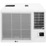 LG 7,500 BTU 115V Window-Mounted Air Conditioner with 3,850 BTU Supplemental Heat Function