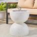 Patio Sturdy Faux Terrazzo Garden Stool Side Table Plant Table