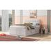 Hydraulic Storage Bed Linen Fabric Upholstered Platform Bed Pinewood Bed Frame with Storage Underneath(No Box Spring Needed)