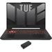 ASUS TUF Gaming A15 (2023) Gaming/Entertainment Laptop (AMD Ryzen 7 7735HS 8-Core 15.6in 144Hz Full HD (1920x1080) GeForce RTX 4050 32GB DDR5 4800MHz RAM Win 11 Home) with DV4K Dock