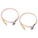 RG316 Coaxial Cables BNC Male to TS Male3.5mm Low Loss RF Coaxial Cable 3FT 50 Ohm Orange 2Pcs