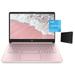 HP Stream 14 HD Display Laptop Intel Celeron N4020 4GB RAM 64GB eMMC Windows 11 Home HDMI WIFI for Student and Business Office 365 1 Year Webcam Pink with Tigology Accessories
