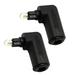 2 Pieces DIGITAL Optical AUDIO Cable COUPLER Right Angle Male/Female Adapter