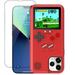Compatible with iPhone 14 Case Gameboy Design Game Console Case for iPhone 14 3D Retro Video Game Phone Case Color Screen Playable Gaming Case for iPhone 14 Red