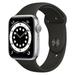 Pre-Owned - Apple Watch Series 6 GPS 44 mm Silver Aluminium Black Sport Band - Good