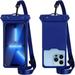 Waterproof Phone Pouch 2pack 6.7 Universal Large Phone Dry Bag IPX8 Waterproof Case with Neck Lanyard for iPhone13 12 11 Pro Max XR Samsung Galaxy S21 3D Cellphone Dry Bag for Vacation ( Color