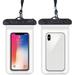 Waterproof Phone Pouch 2pack 7 Large transparent Universal Phone Dry Bag IPX8 Waterproof Case with Neck Lanyard Underwater Phone Protector for iPhone 14 13 12 Pro Max XR Samsung Galaxy ( Color