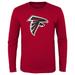 Toddler Red Atlanta Falcons Primary Logo Long Sleeve T-Shirt