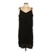 Torrid Casual Dress - Shift V Neck Sleeveless: Black Solid Dresses - Women's Size Large Plus