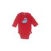 Gerber Long Sleeve Onesie: Red Bottoms - Size 3-6 Month