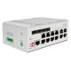 Digitus 8 port Gigabit Ethernet network PoE switch. industrial. L2 man