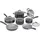 Cuisinart Advantage Ceramica XT 11-Piece Nonstick Cookware Set in Black