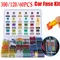 Kit de fusibles de voiture à lame de camion, 300/120/60 pièces, insert d