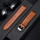 Ultra-thin Soft Calfskin Leather Watch Straps 16mm 18mm 20mm 22mm Watch Accessories Women Men Simple