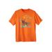 Men's Big & Tall Boulder Creek® Nature Graphic Tee by Boulder Creek in Moose (Size XL)