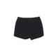 Lands' End Sport Athletic Shorts: Black Print Activewear - Women's Size 8